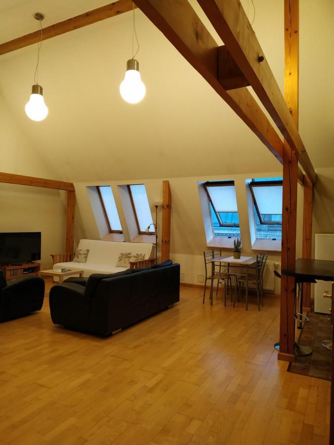Sunlit Loft Apartment รีกา ภายนอก รูปภาพ